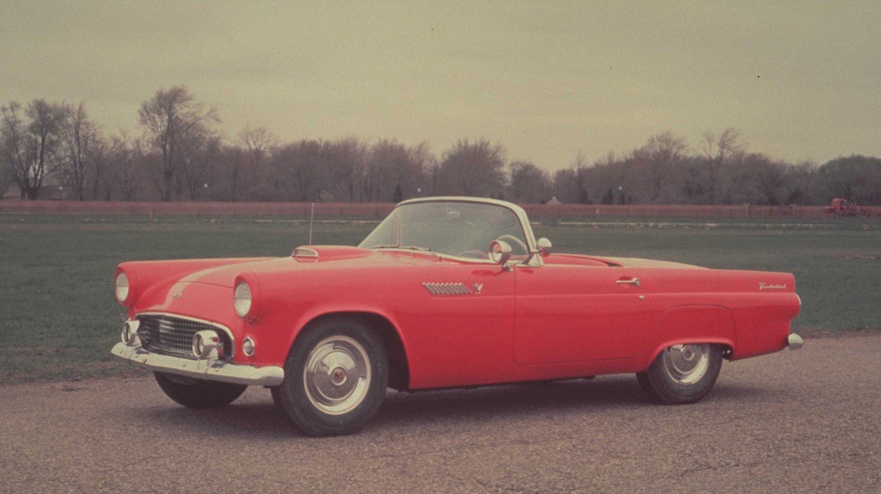 Ford Thunderbird car 1955 model