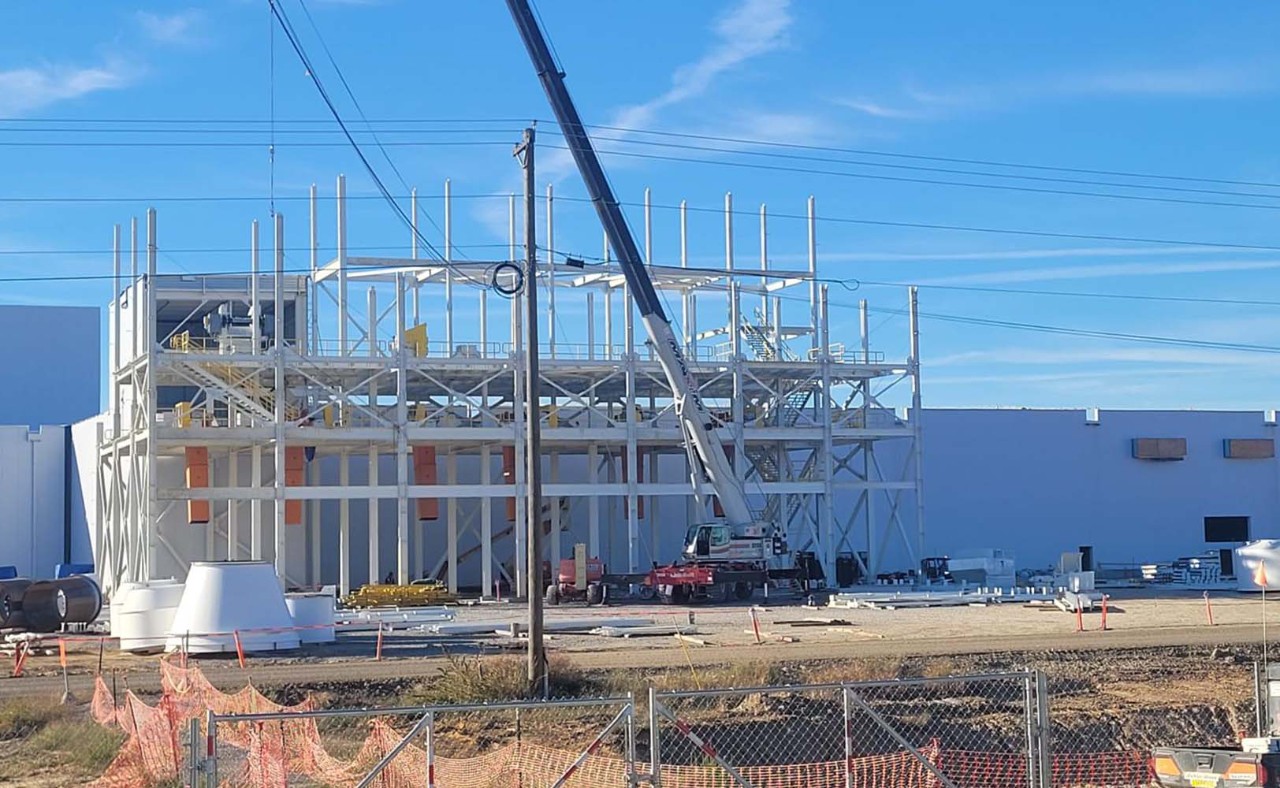 BlueOval City construction