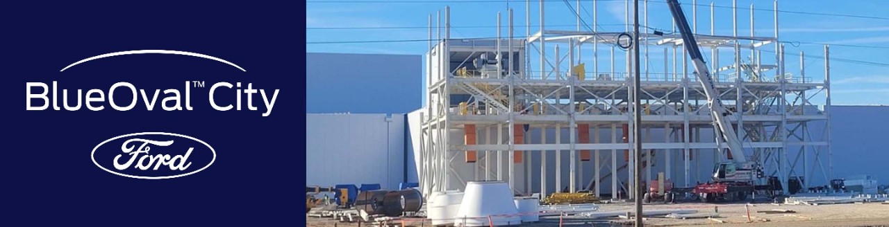 BlueOval City construction